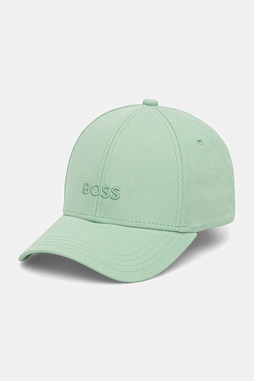 BOSS șapcă de baseball din bumbac culoarea negru, cu imprimeu, 50519889
