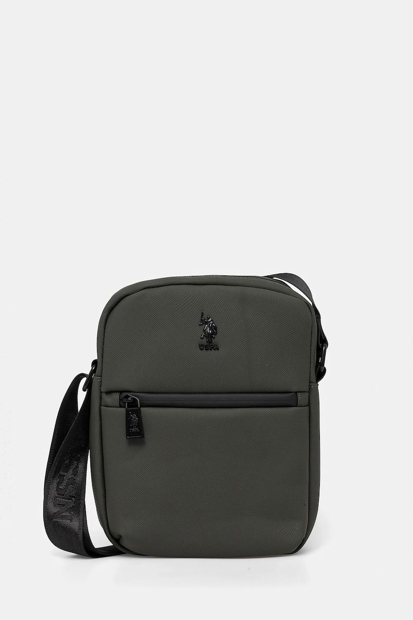 U.S. Polo Assn. borsetă Arrowhead culoarea verde, BEUA38740MPO