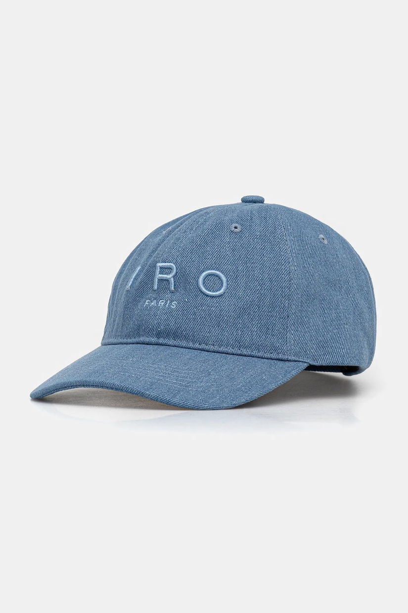 IRO șapcă de baseball din denim cu imprimeu, WM90GREBDN