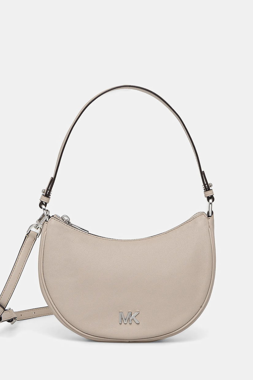 MICHAEL Michael Kors poșetă de piele culoarea bej, 32S5S8QU1L