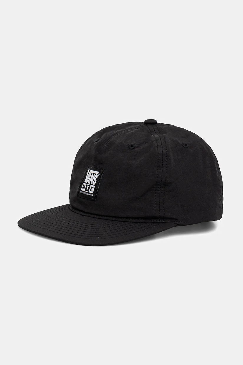 Vans șapcă de baseball din bumbac culoarea negru, cu imprimeu, VN000K61BLK1