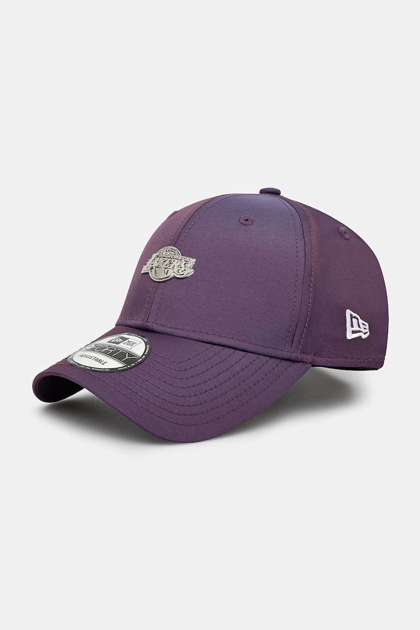 New Era șapcă culoarea violet, uni, 60595273