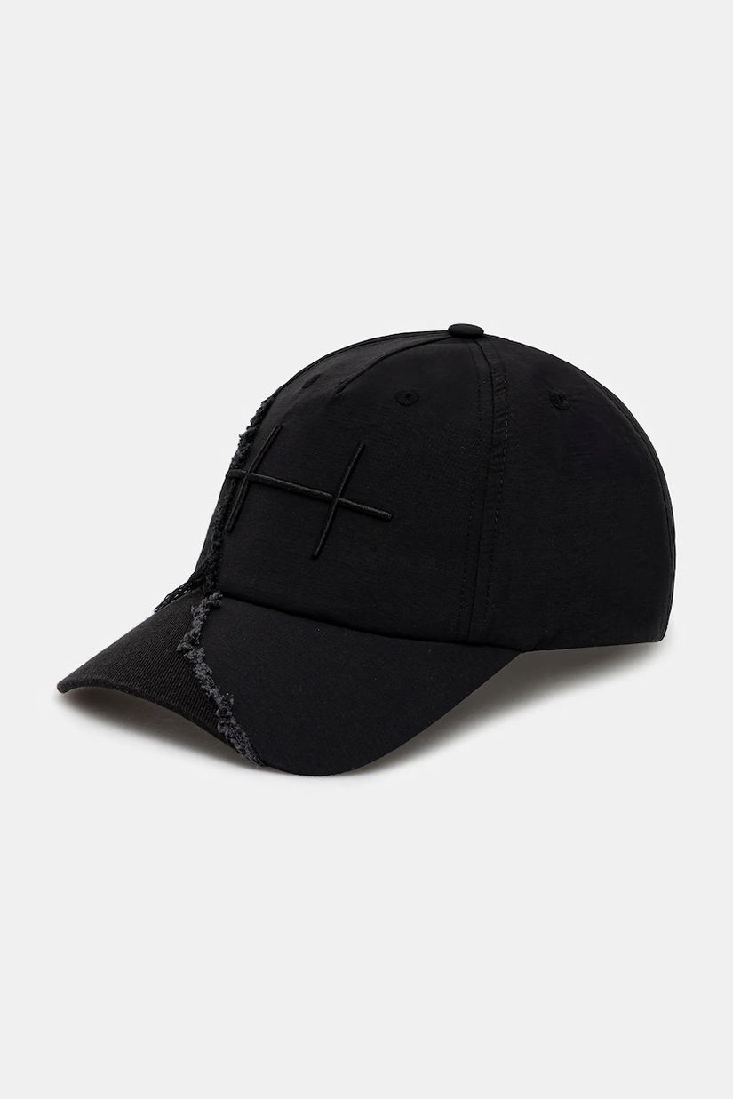 Heliot Emil șapcă culoarea negru, uni, SS25_M_16_086_BLK01_CO