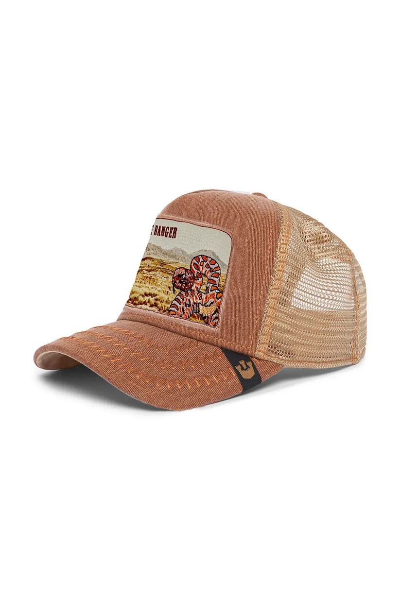 Goorin Bros șapcă Lone Ranger culoarea bej, cu imprimeu, 101-2027