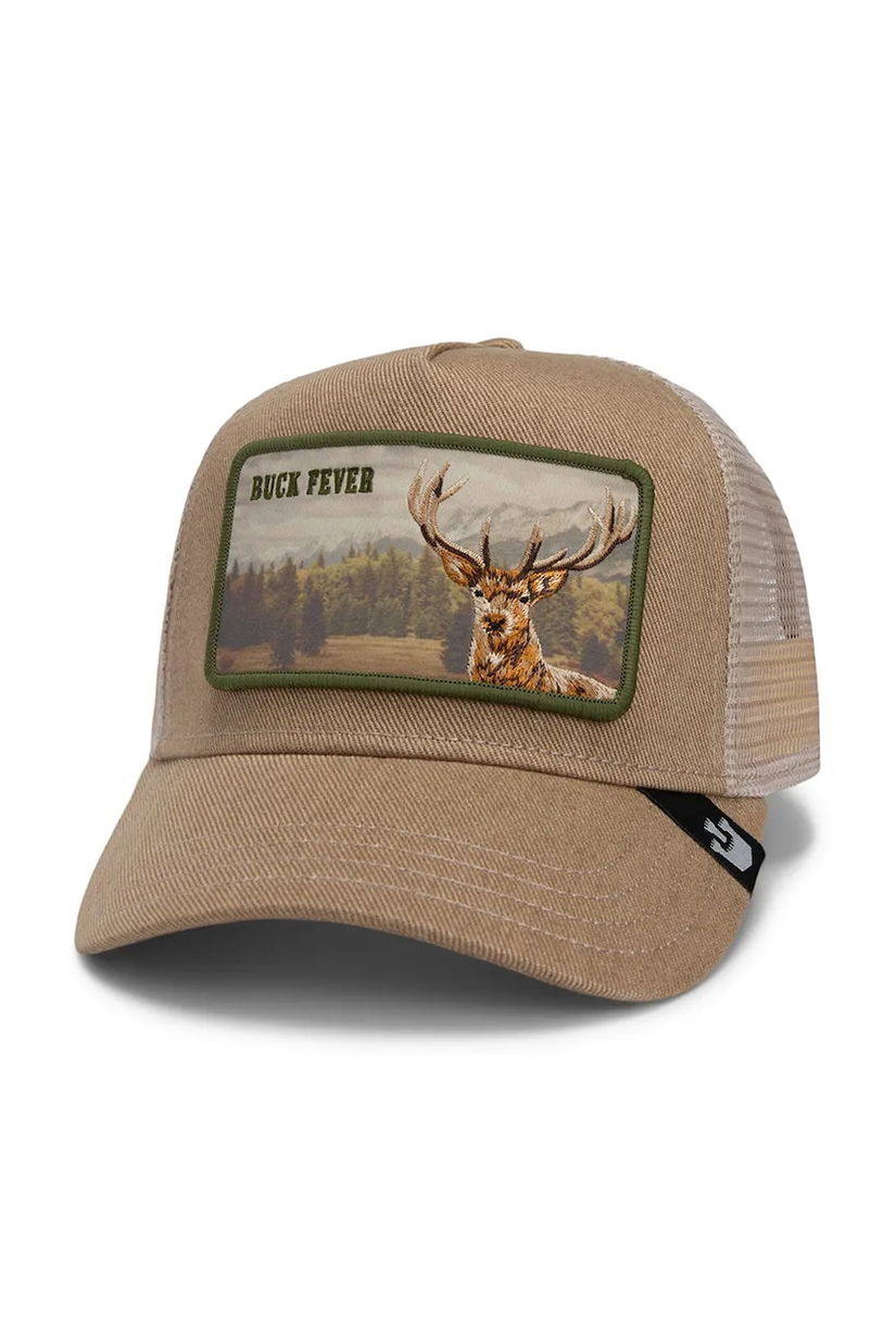 Goorin Bros șapcă Buck Fever culoarea bej, cu imprimeu, 101-2031