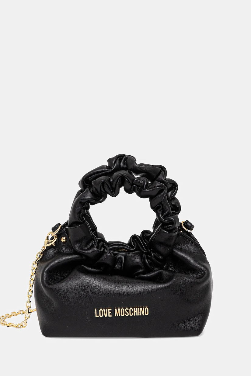 Love Moschino geantă culoarea negru, JC4253PP0MKT0000