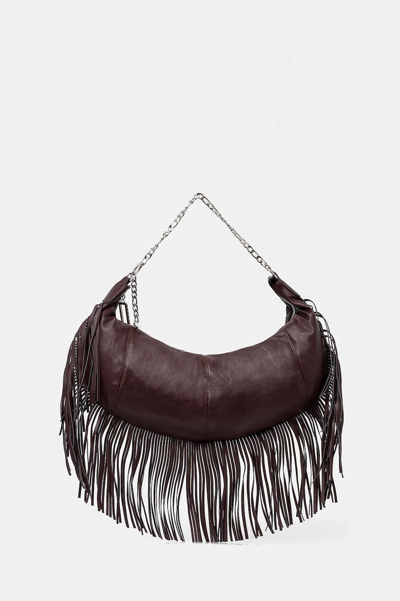 Sisley geantă culoarea bordo, 6TILWY050