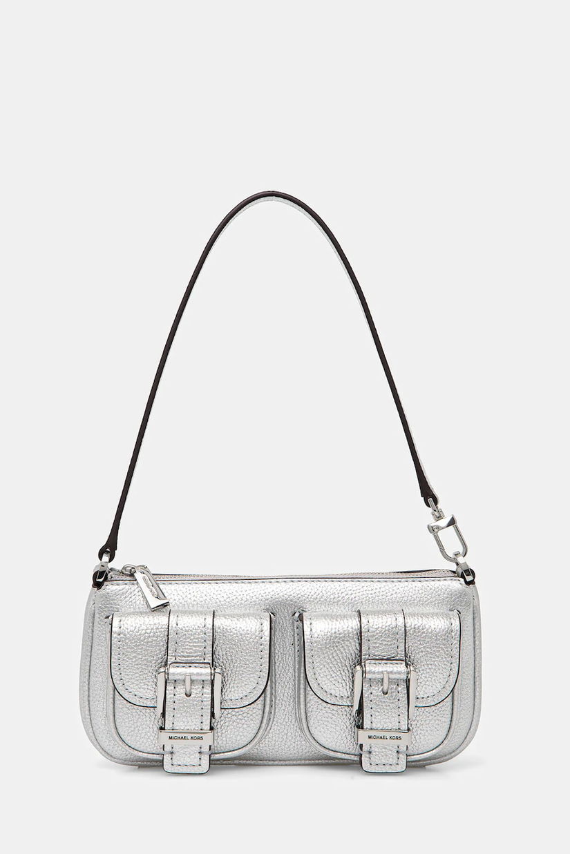 MICHAEL Michael Kors geantă culoarea argintiu, 32S5SZCU1M