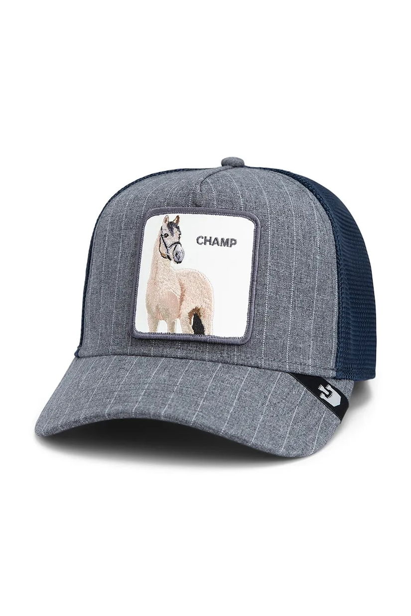 Goorin Bros șapcă Suited Champ culoarea bleumarin, cu imprimeu, 101-2016