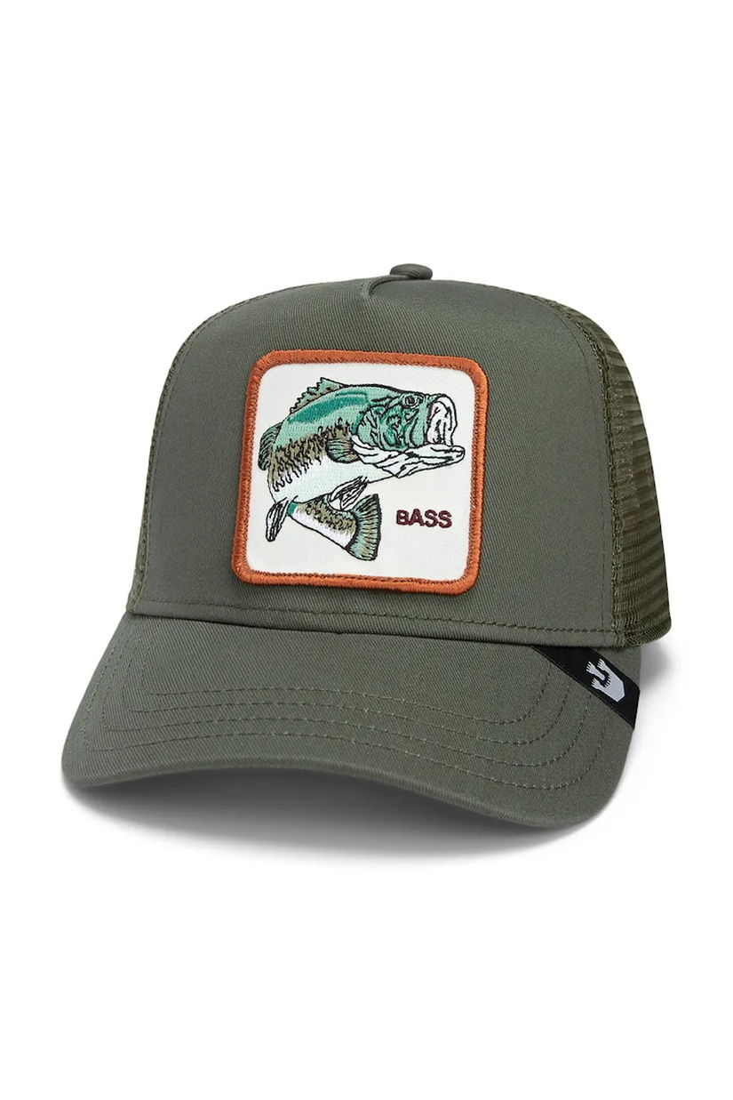 Goorin Bros șapcă Gone Fishin culoarea verde, cu imprimeu, 101-2121