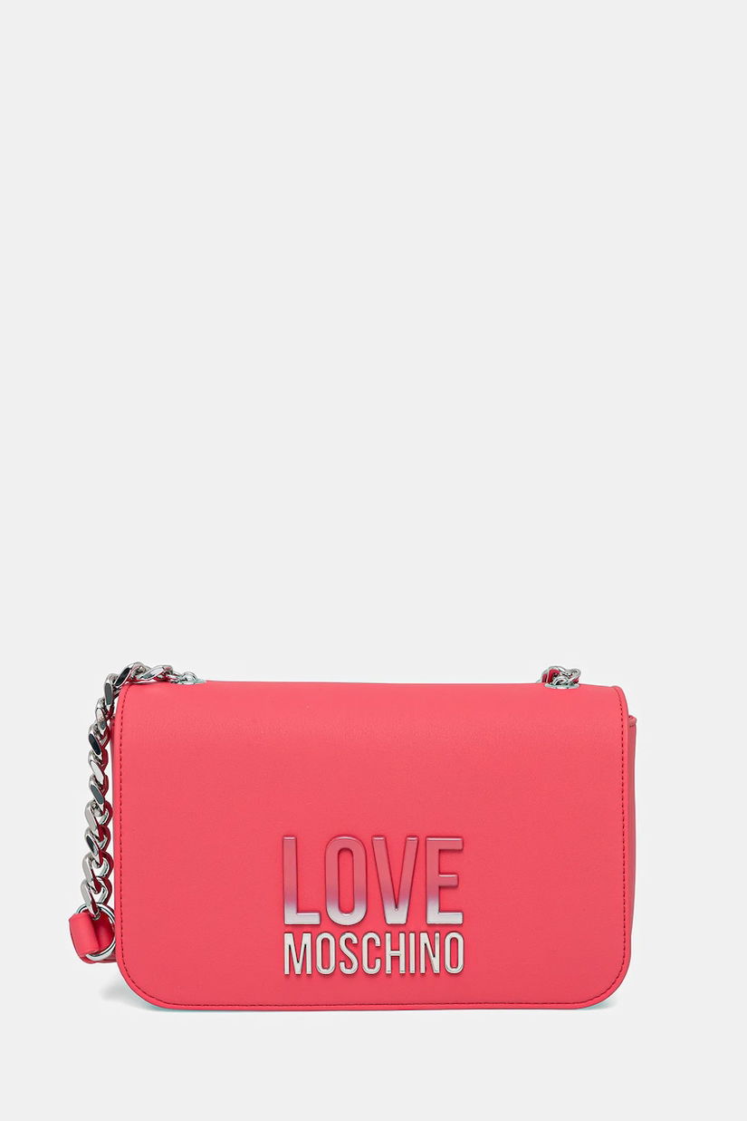 Love Moschino geantă culoarea roz, JC4254PP0MKD0615