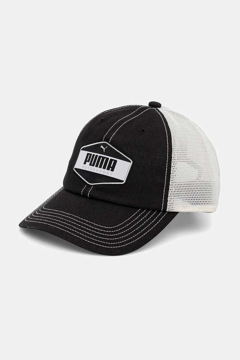 Puma șapcă culoarea negru, cu imprimeu, 25976