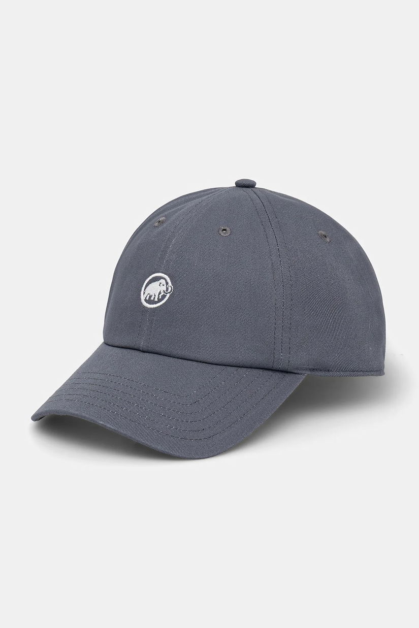 Mammut șapcă de baseball din bumbac culoarea gri, cu imprimeu, 1191-00051