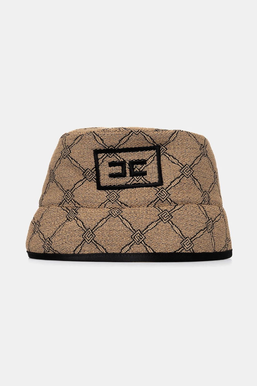 Elisabetta Franchi pălărie culoarea maro, CL10F52E2
