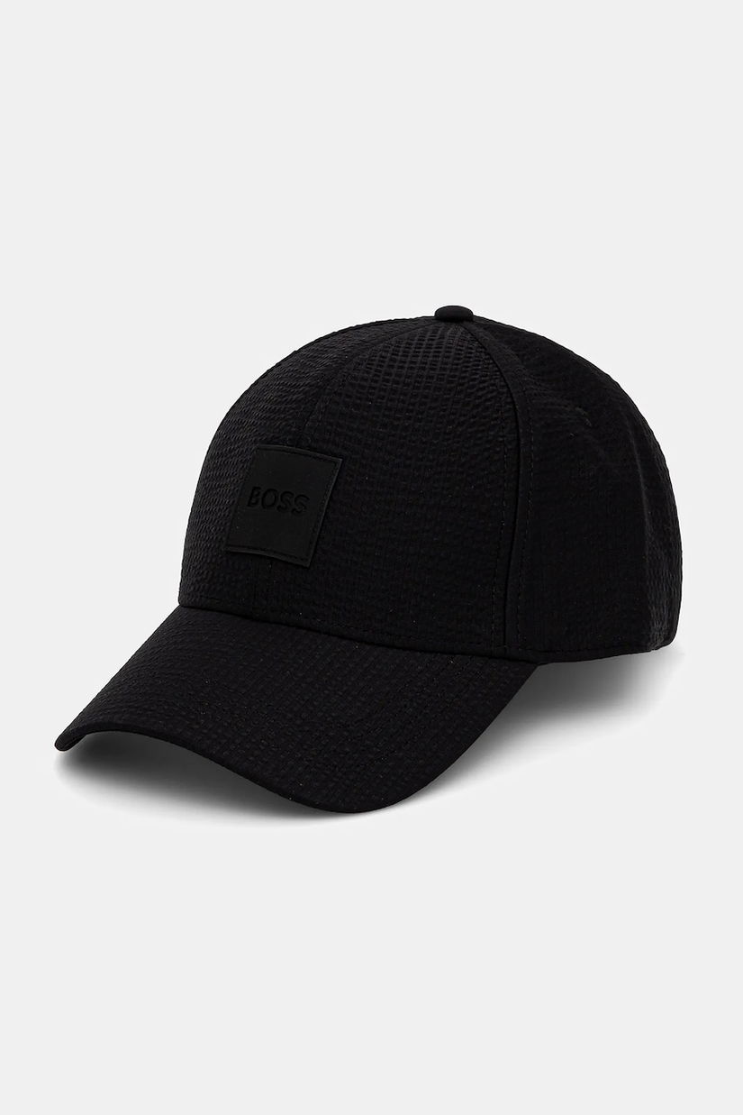 BOSS șapcă culoarea negru, cu imprimeu, 50539418
