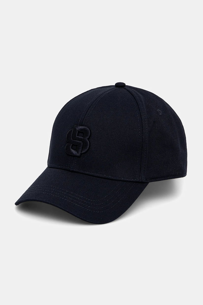 BOSS sapca culoarea negru, cu imprimeu, 50533299