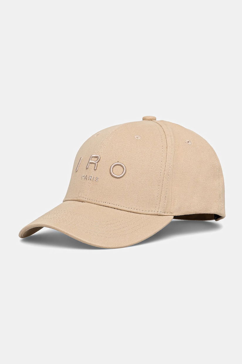 IRO șapcă de baseball din bumbac culoarea negru, cu imprimeu, WF90GREB