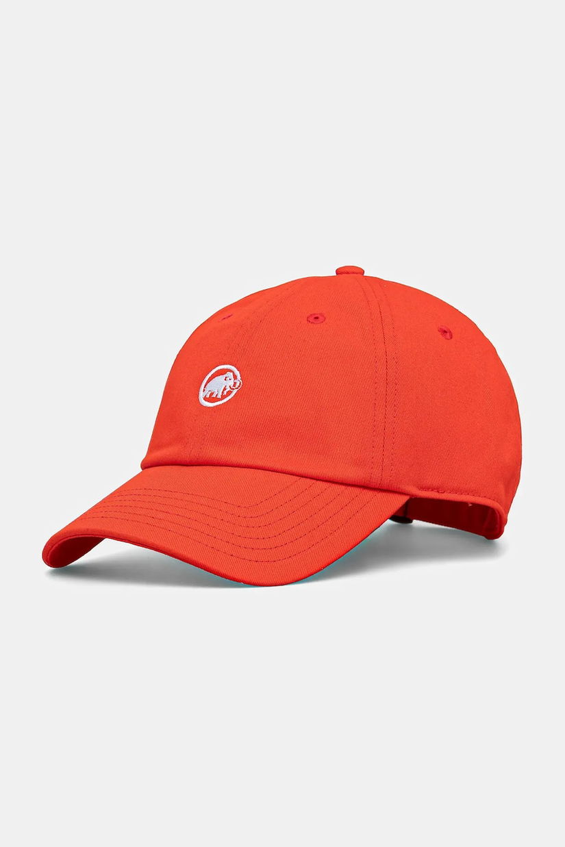 Mammut șapcă de baseball din bumbac culoarea rosu, cu imprimeu, 1191-00051