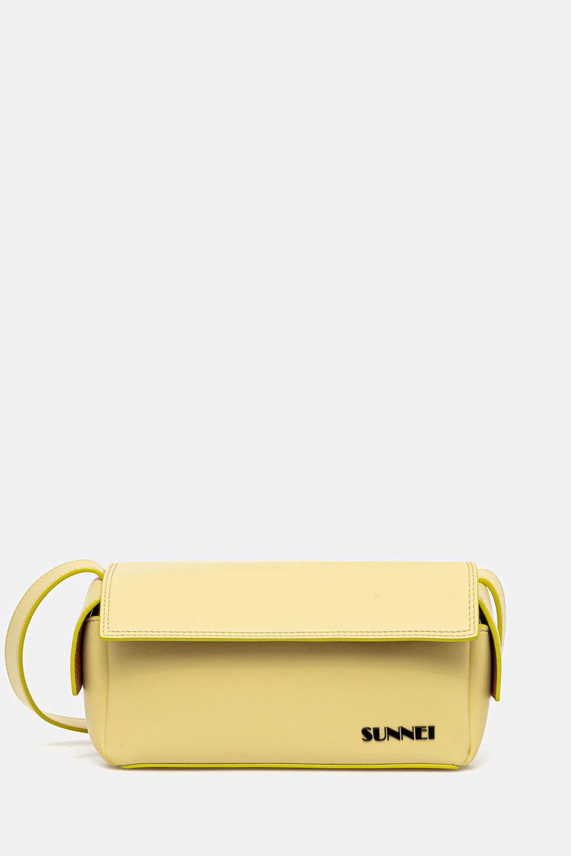 Sunnei geantă culoarea galben, ACCXBAG067
