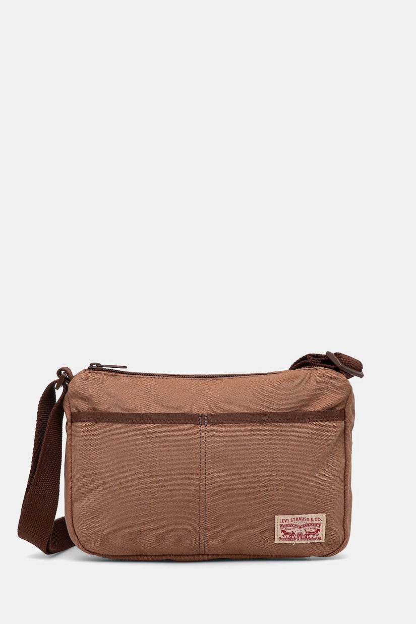 Levi's geantă de bumbac culoarea maro, 002GZ-0001