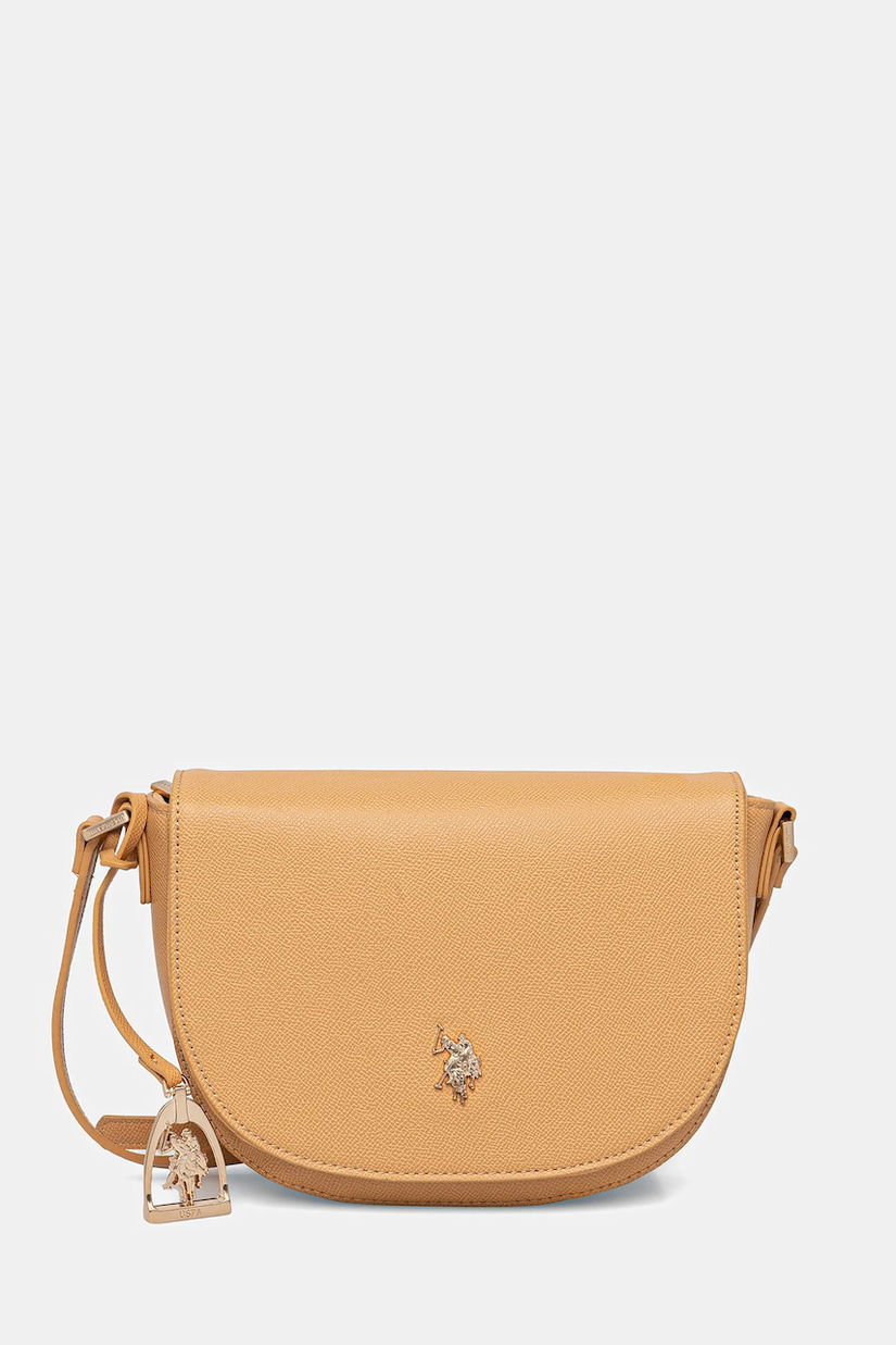 U.S. Polo Assn. geantă Jones culoarea bej, BEUJE8654WVP