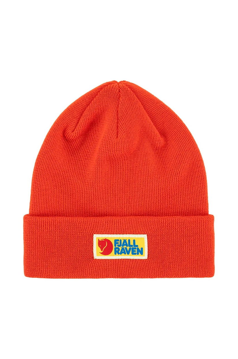Fjallraven căciulă Vardag Classic Beanie culoarea portocaliu, F78141.214