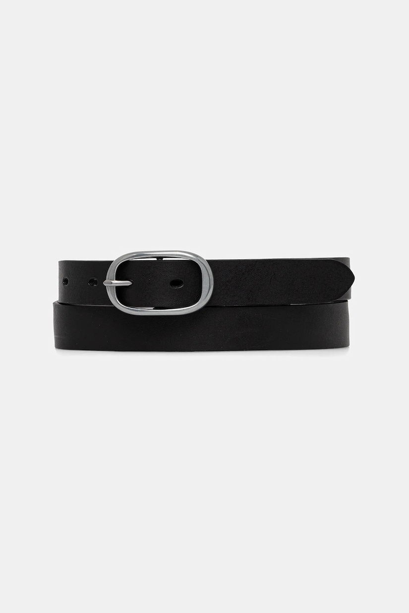 Levi's curea de piele femei, culoarea negru, 002G7-0001