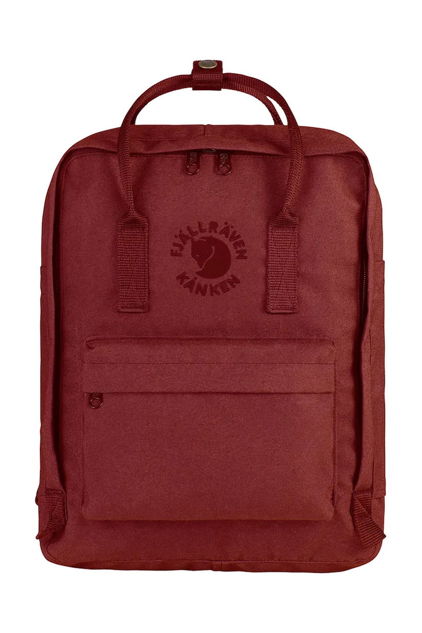 Fjallraven rucsac Re-Kanken culoarea bordo, mare, neted, F23548