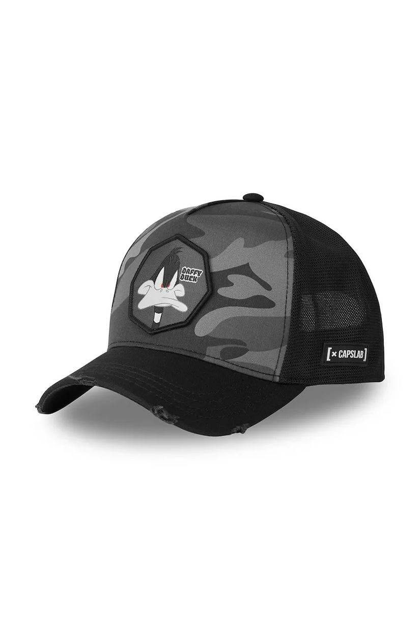 Capslab șapcă x Looney Tunes culoarea negru, cu imprimeu, CL/LOO11/1/PCT/DAF