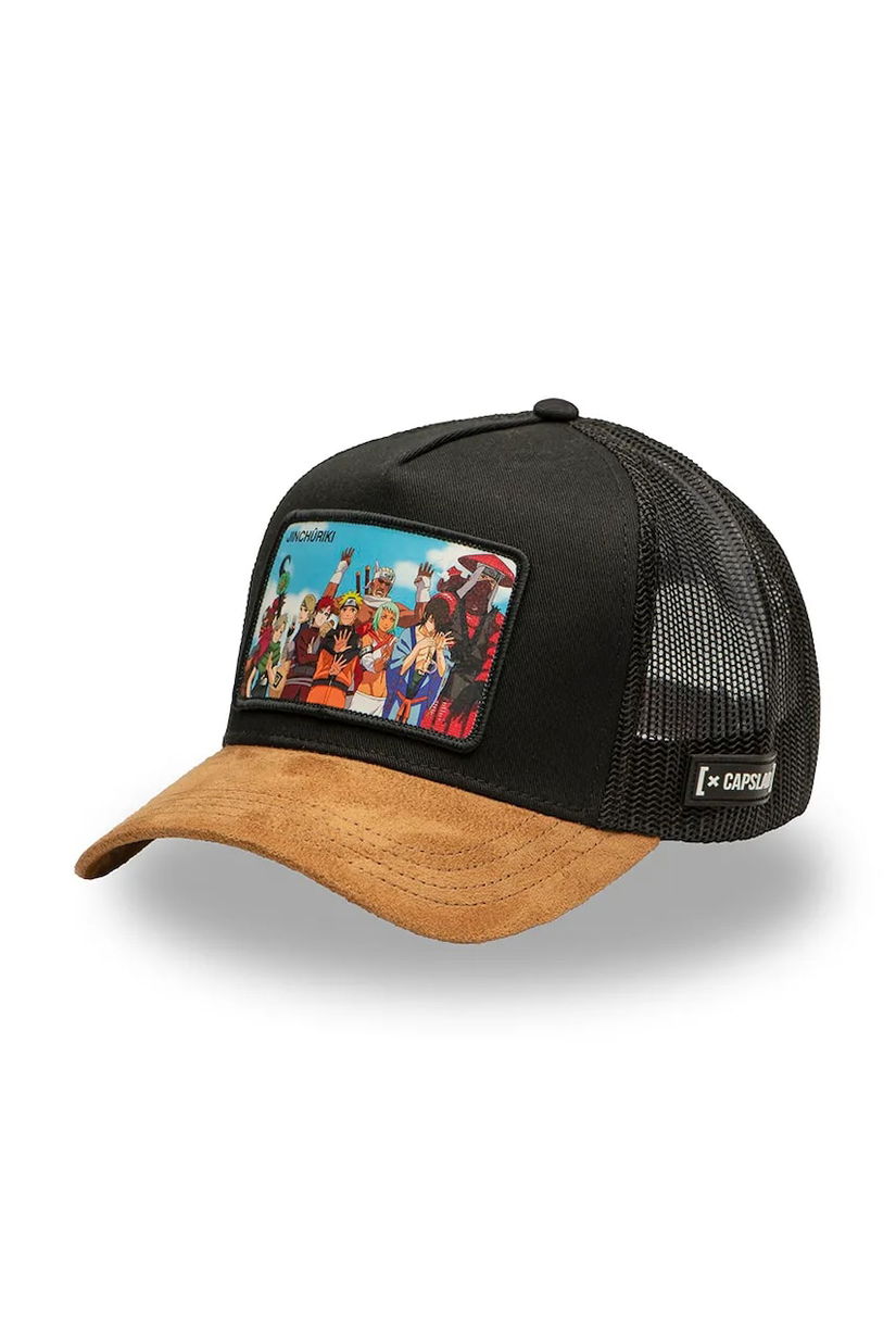 Capslab șapcă x Naruto culoarea negru, cu imprimeu, CL/NS4/1/CT/JIN