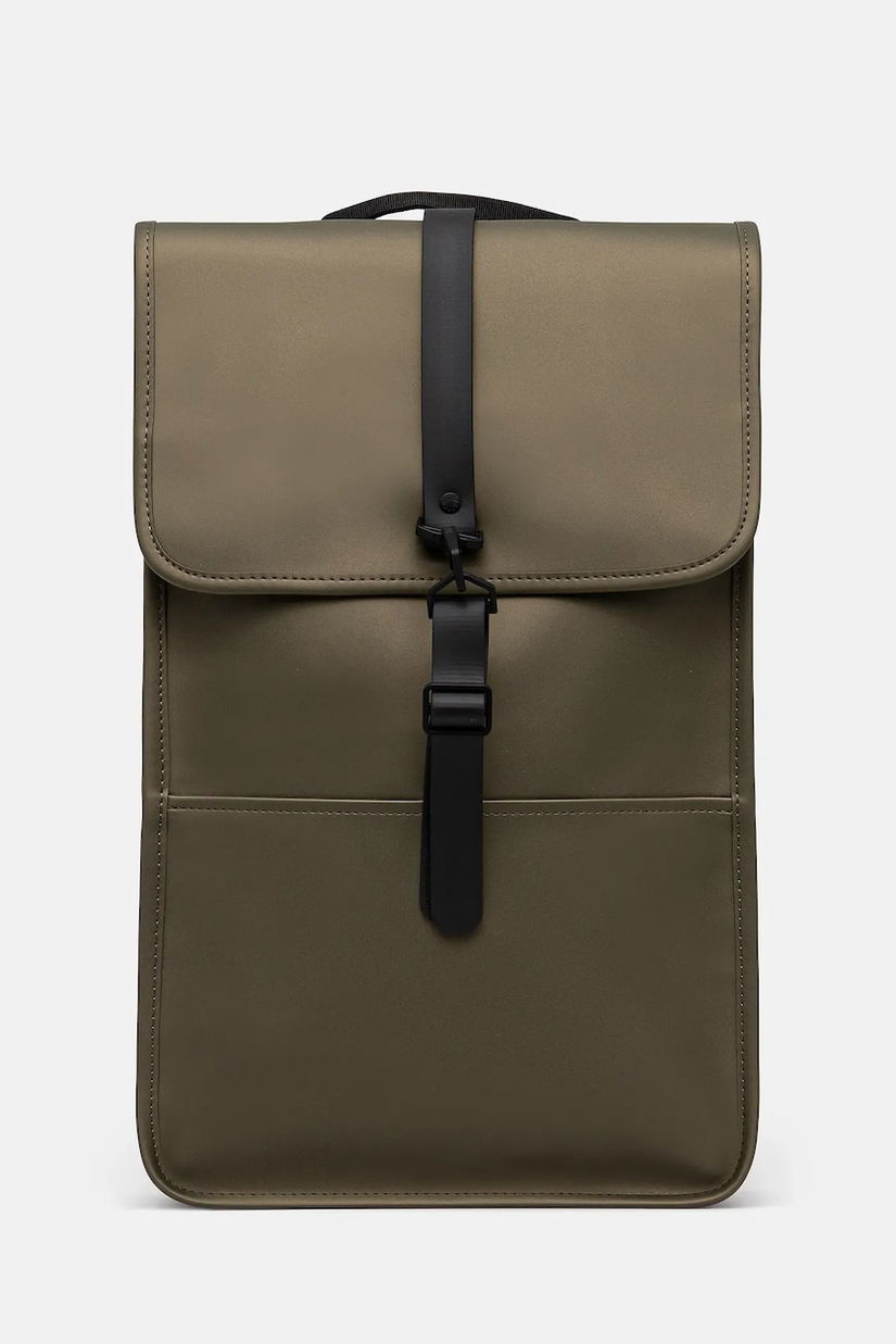 Rains rucsac Backpack W3 culoarea verde, mare, uni, 13000
