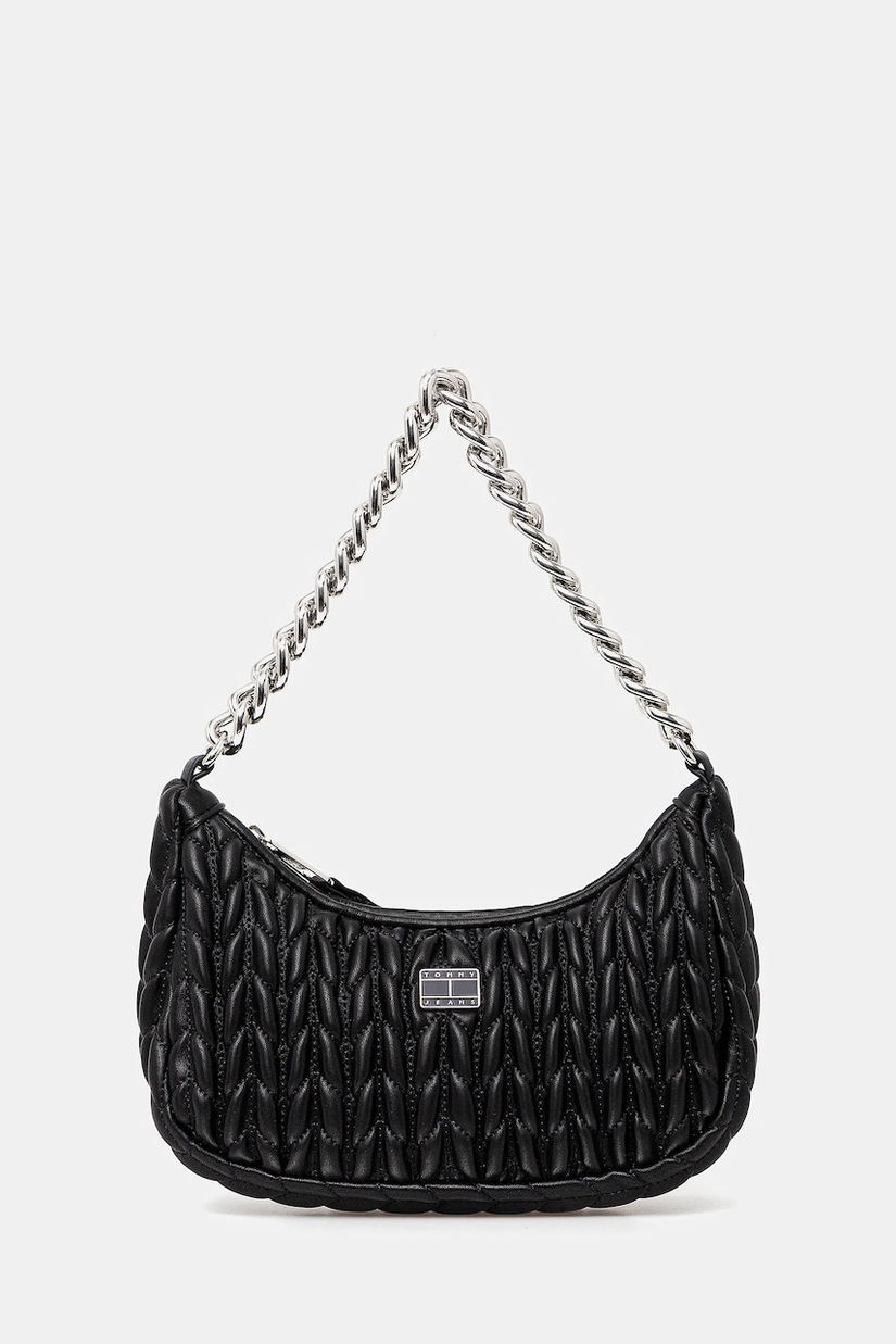 Tommy Jeans geantă culoarea negru, AW0AW17302