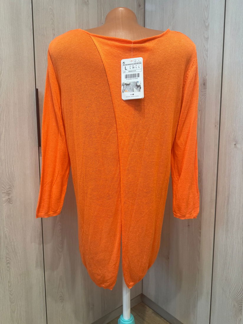 BLUZA ZARA VASCOZA SI IN ,MODEL DEOSEBIT,MARIME L NOUA CU ETICHETE