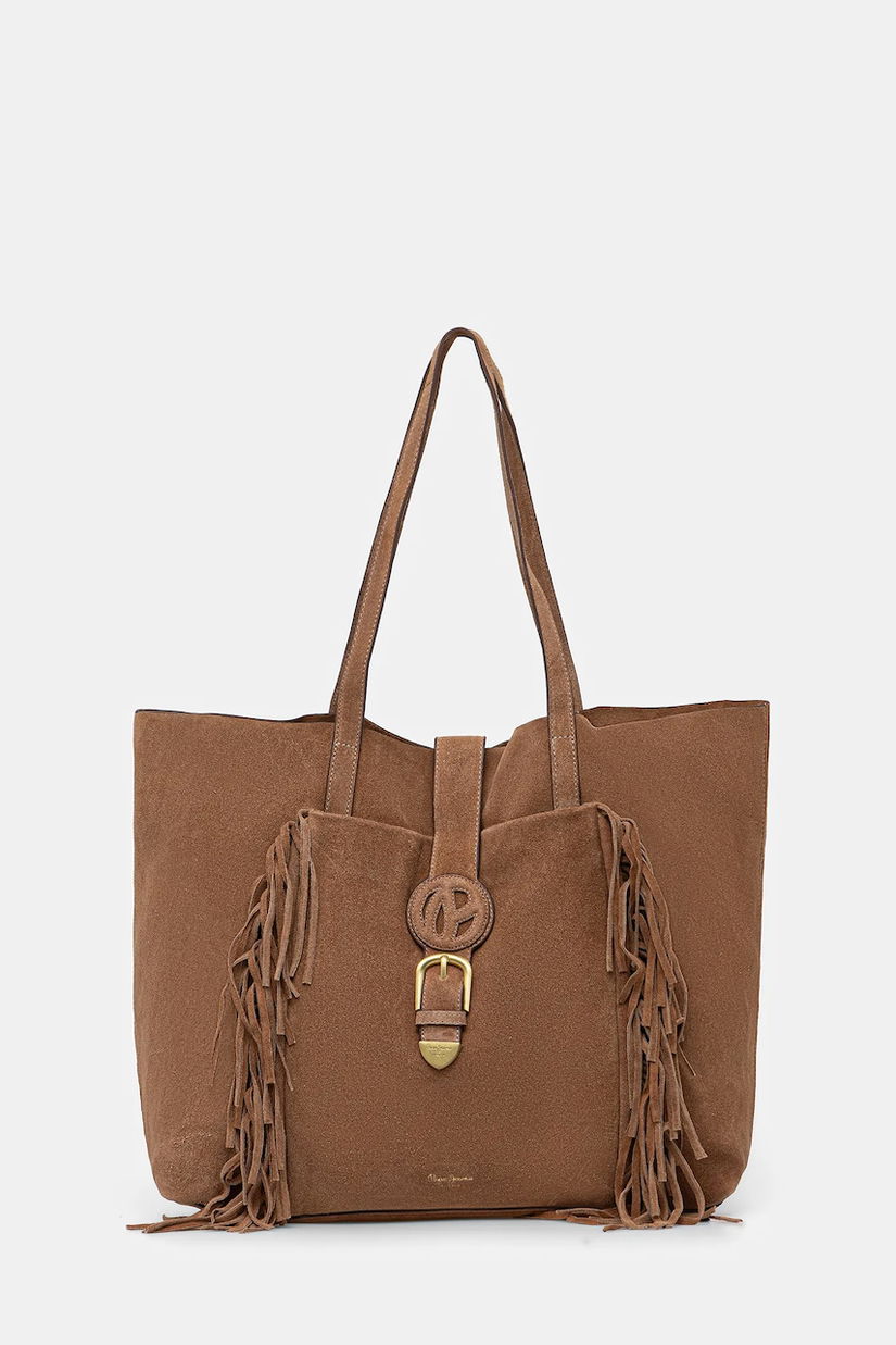 Pepe Jeans geantă BELLAMIE PURE culoarea maro, PL031642