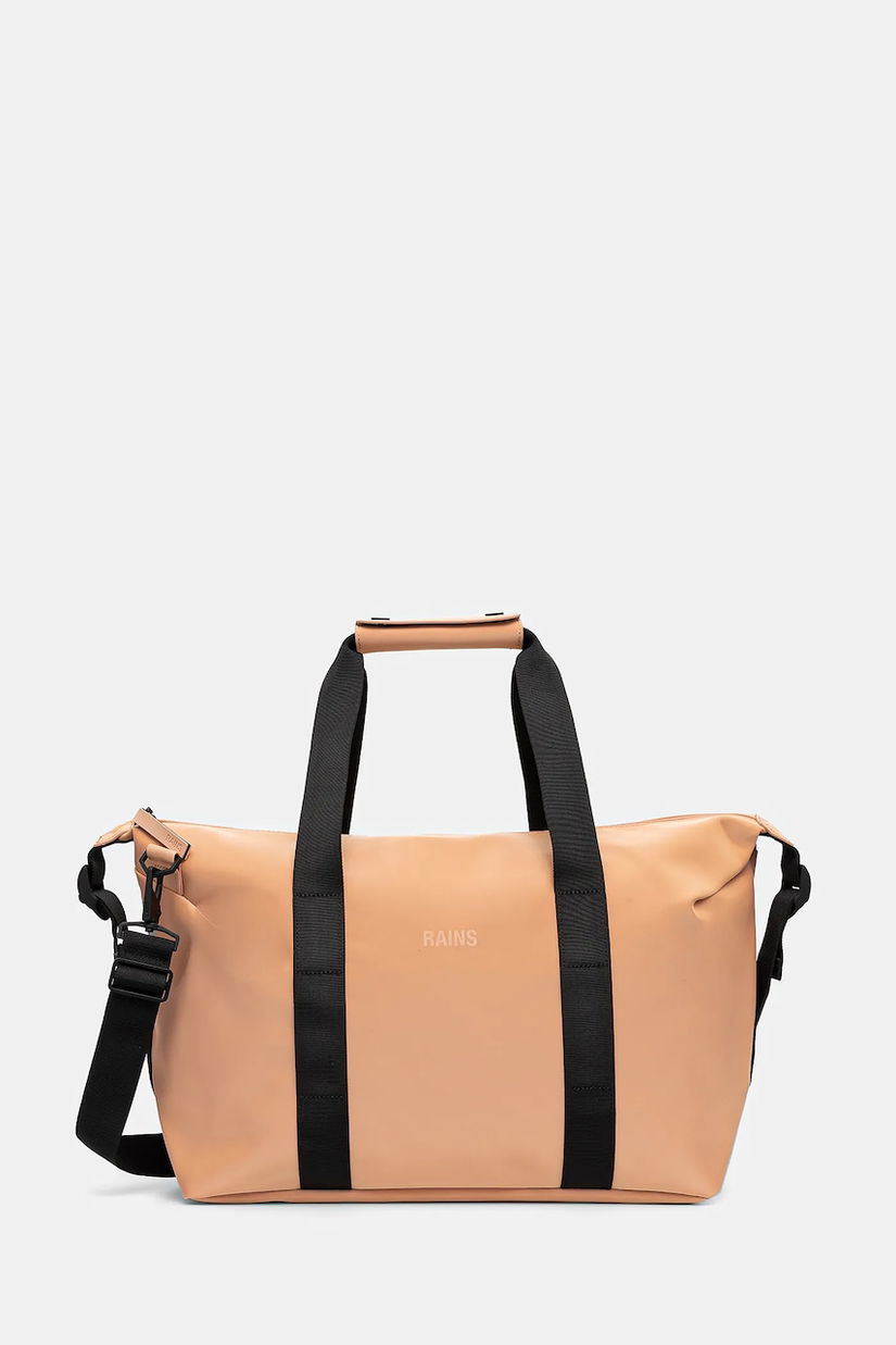 Rains geantă Hilo Weekend Bag Small W3 culoarea bej, 14220