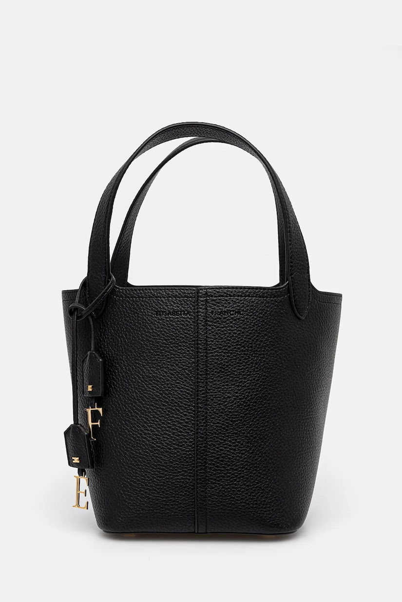 Elisabetta Franchi geantă culoarea negru, BS93A52E2