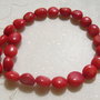 Sir scurt de aprox 24 cm format din 24 bucati coral free form aprox 6-7x9-9.5x9-11 mm