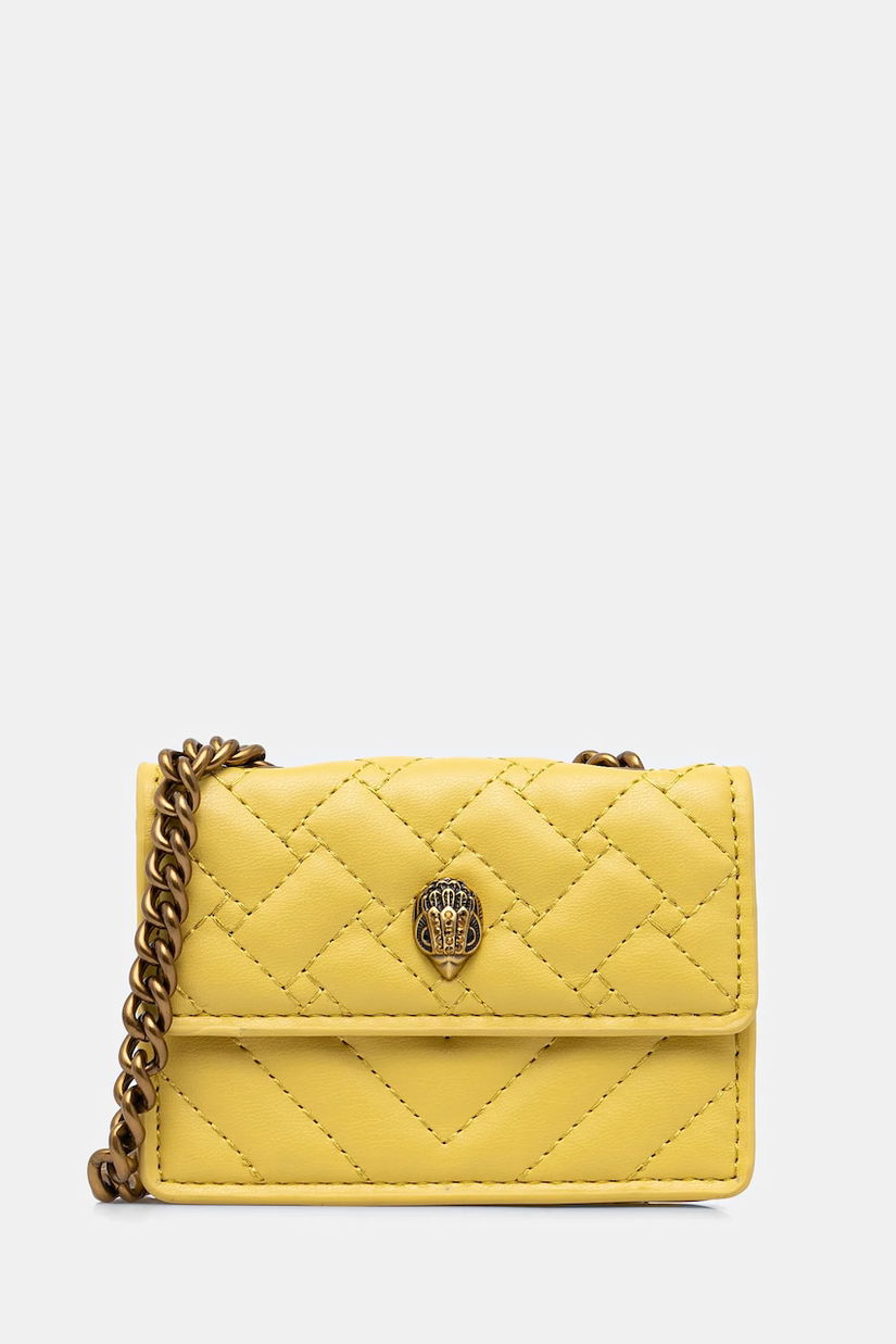 Kurt Geiger London poseta KENSINGTON culoarea galben, 4029493979