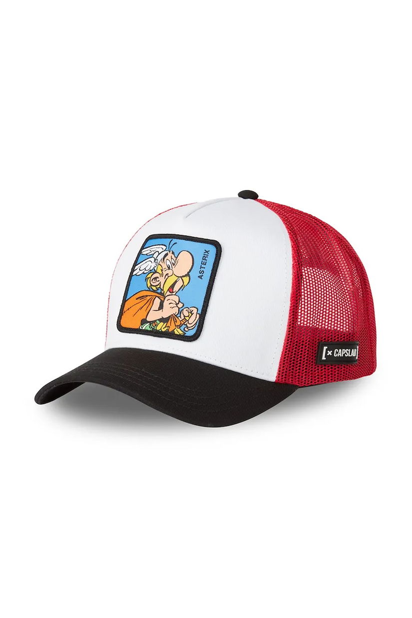 Capslab sapca x Asterix culoarea alb, cu imprimeu, CL/AST1/1/CT/GAU