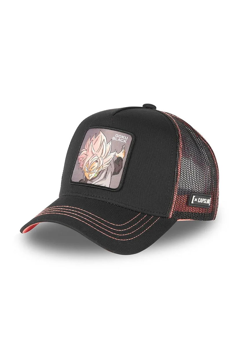 Capslab sapca x Dragon Ball culoarea negru, cu imprimeu, CL/DBS3/1/CAS/BLA1