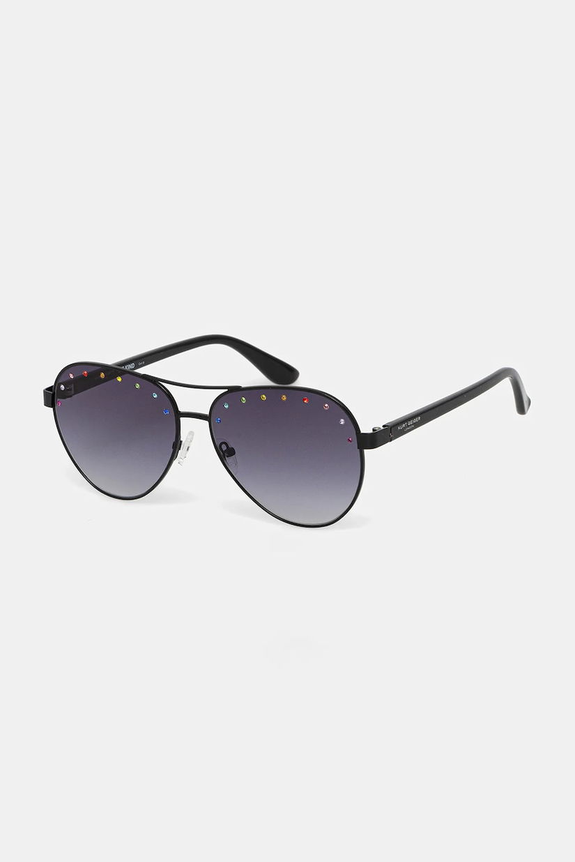 Kurt Geiger London ochelari de soare SHOREDITCH femei, culoarea negru, 4040805999
