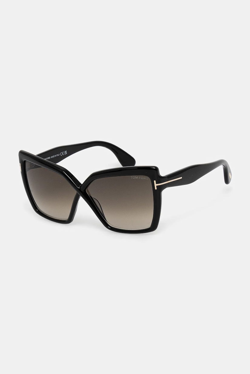 Tom Ford ochelari de soare femei, culoarea negru, FT1195_6301B
