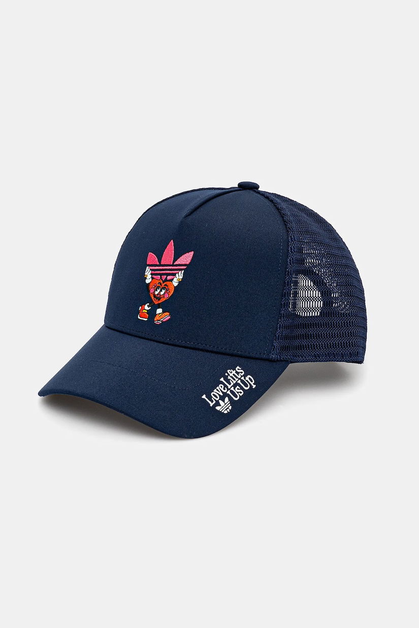 adidas Originals șapcă Nelson culoarea albastru marin, uni, JD0979