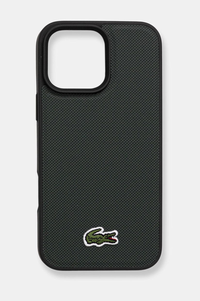Lacoste carcasă de telefon iPhone 16 Pro Max culoarea verde, LCHMP16XPVCE