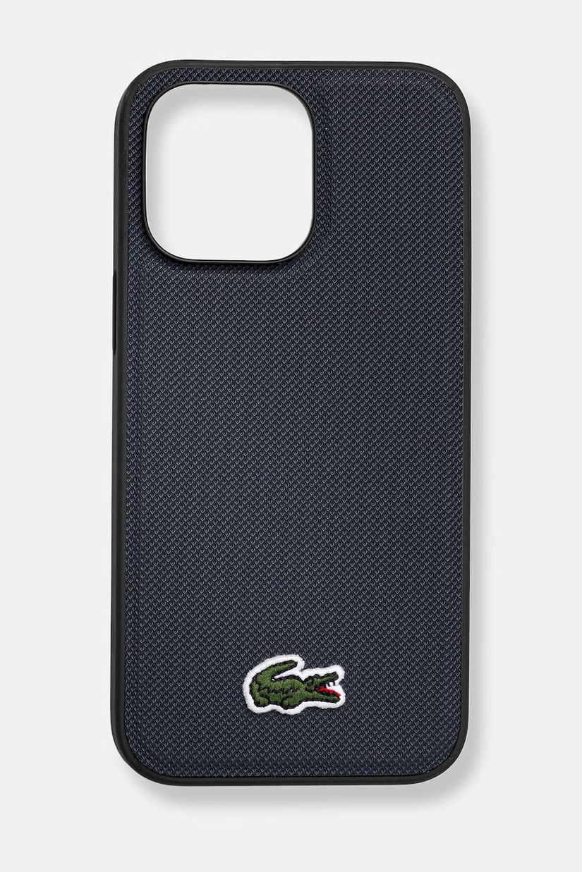 Lacoste carcasă de telefon iPhone 14 Pro Max culoarea albastru marin, LCHMP14XPVCV