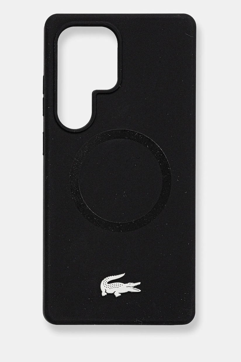Lacoste carcasă de telefon Samsung Galaxy S25 Ultra culoarea negru, LCHMS25LSMAK