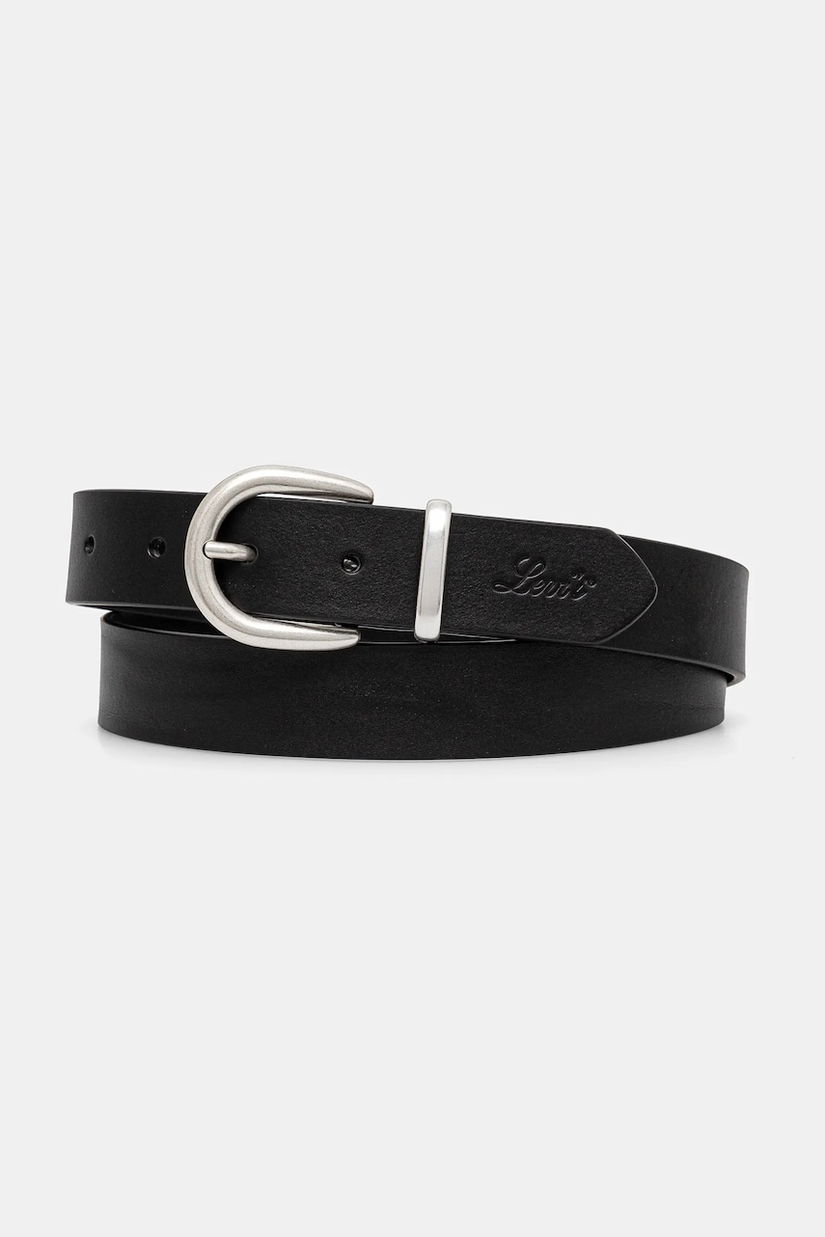 Levi's curea femei, culoarea negru, 000IH-0000