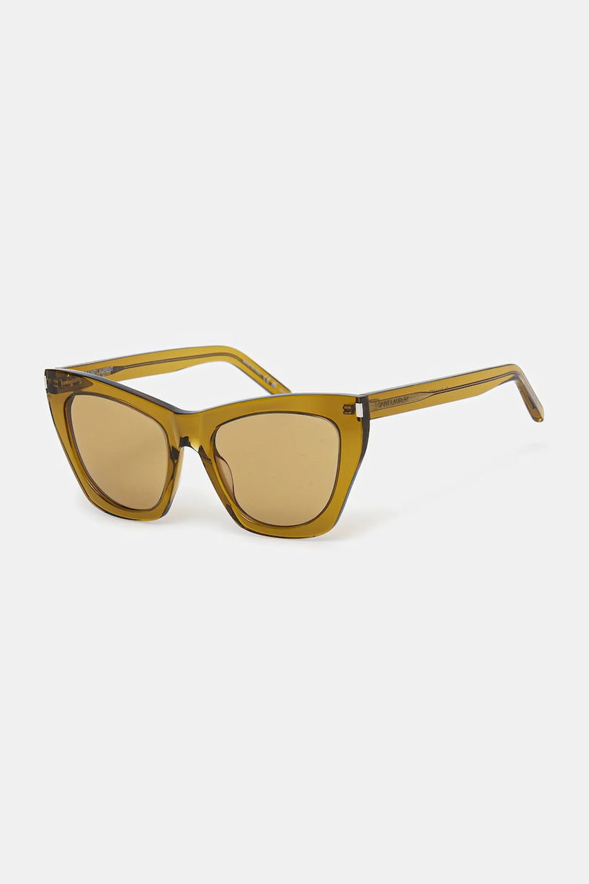 Saint Laurent ochelari de soare femei, culoarea maro, SL 214 KATE