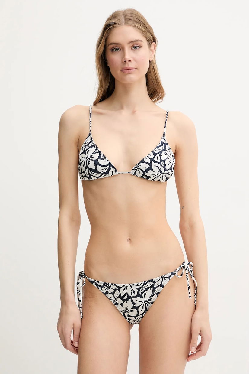 Rip Curl costum de baie din două piese LAS FLORES culoarea albastru marin, cupa usor rigidizata, 0M0WSW