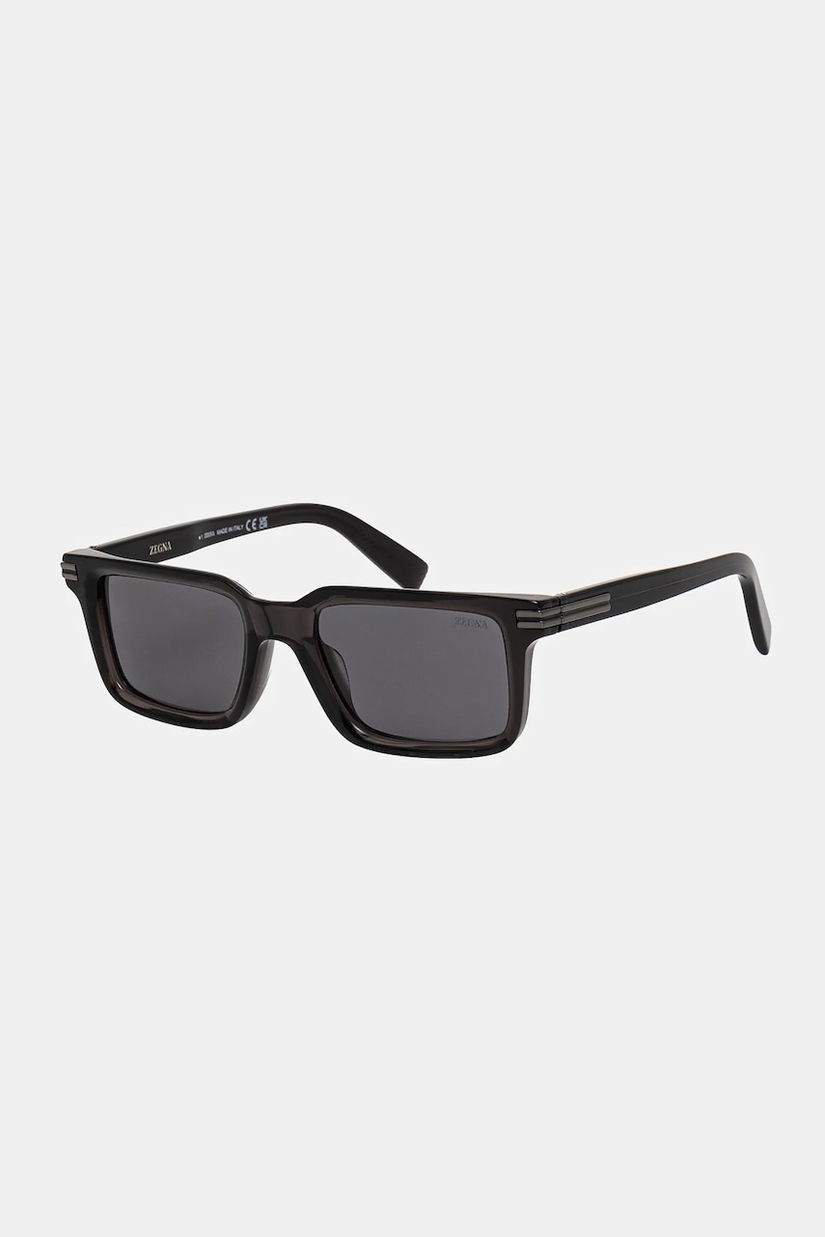 Zegna ochelari de soare bărbați, culoarea negru, EZ0249_5320D